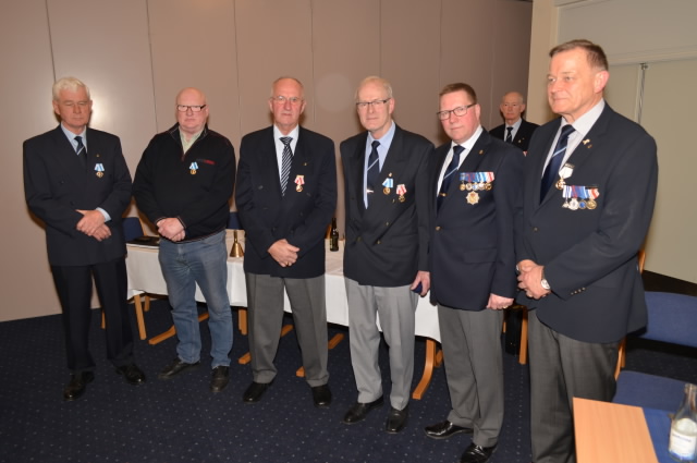 Hæderstegnsmodtagere ved generalforsamlingen 2014